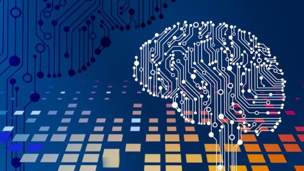 Placa de circuito con representación de inteligencia artificial, ilustrando la salida a bolsa de Anthropic